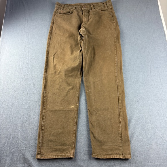 Levi's Other - Vintage USA Levis 565 Jeans Men's 34x34 Brown Orange Tab Loose Fit Wide Leg 90s